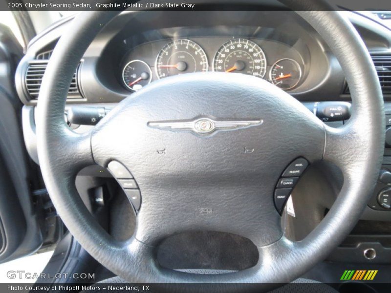 Graphite Metallic / Dark Slate Gray 2005 Chrysler Sebring Sedan