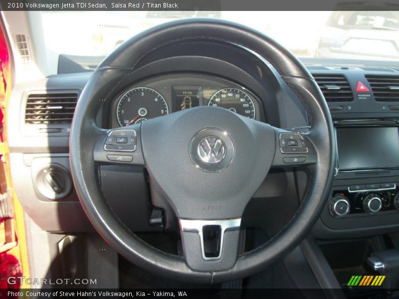 Salsa Red / Titan Black 2010 Volkswagen Jetta TDI Sedan