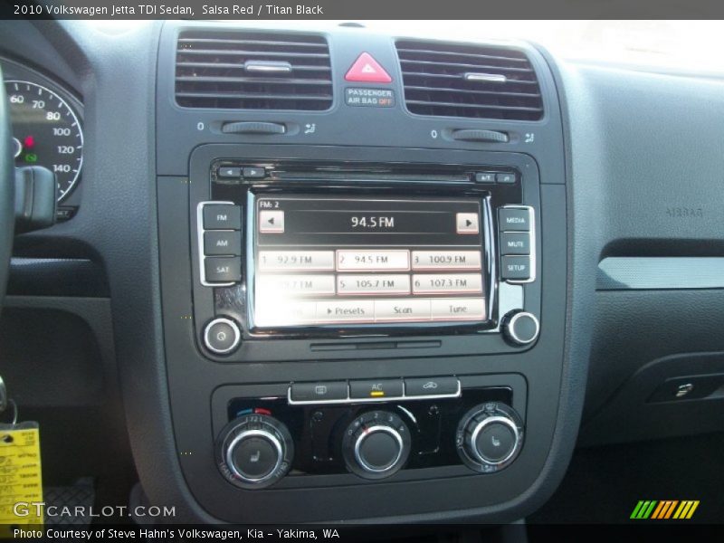 Salsa Red / Titan Black 2010 Volkswagen Jetta TDI Sedan