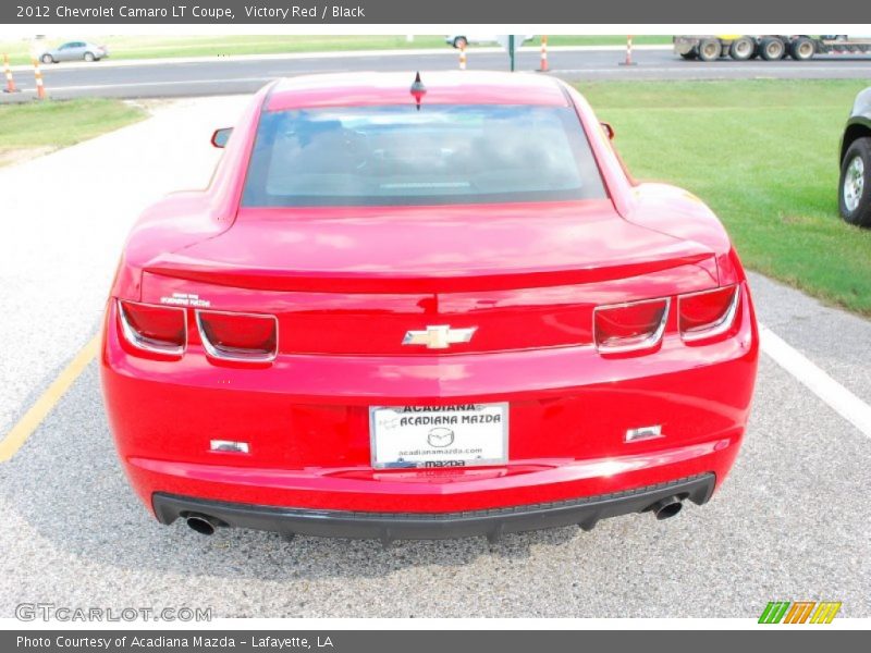 Victory Red / Black 2012 Chevrolet Camaro LT Coupe
