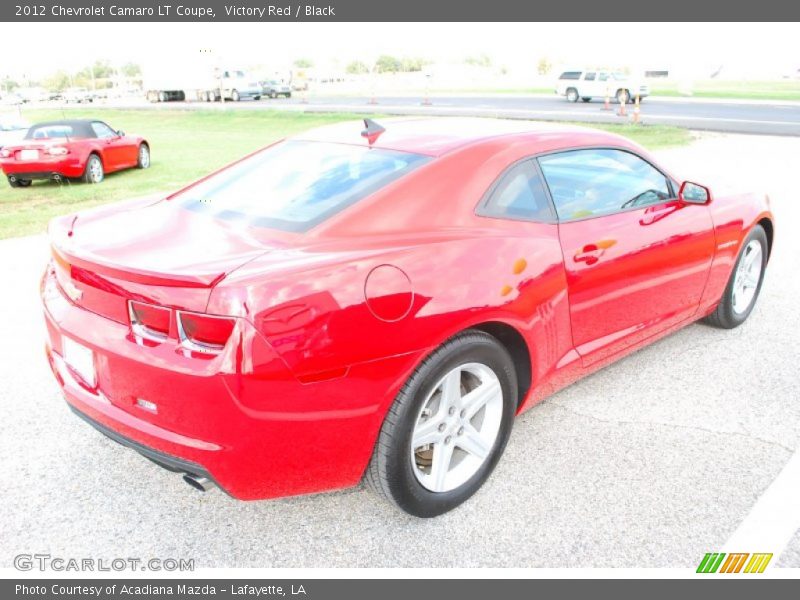 Victory Red / Black 2012 Chevrolet Camaro LT Coupe