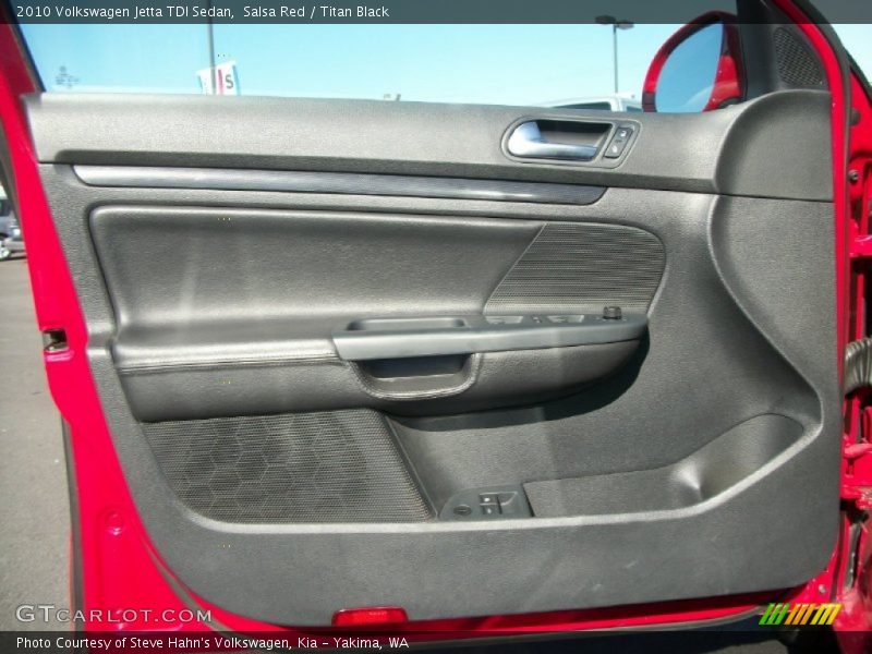 Salsa Red / Titan Black 2010 Volkswagen Jetta TDI Sedan