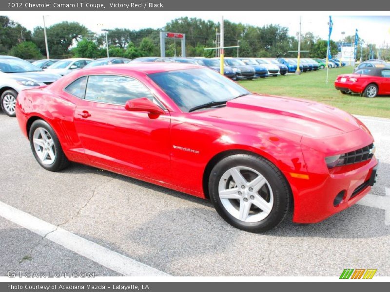 Victory Red / Black 2012 Chevrolet Camaro LT Coupe