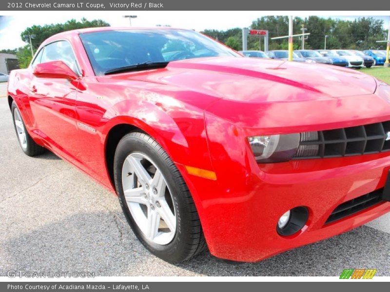 Victory Red / Black 2012 Chevrolet Camaro LT Coupe