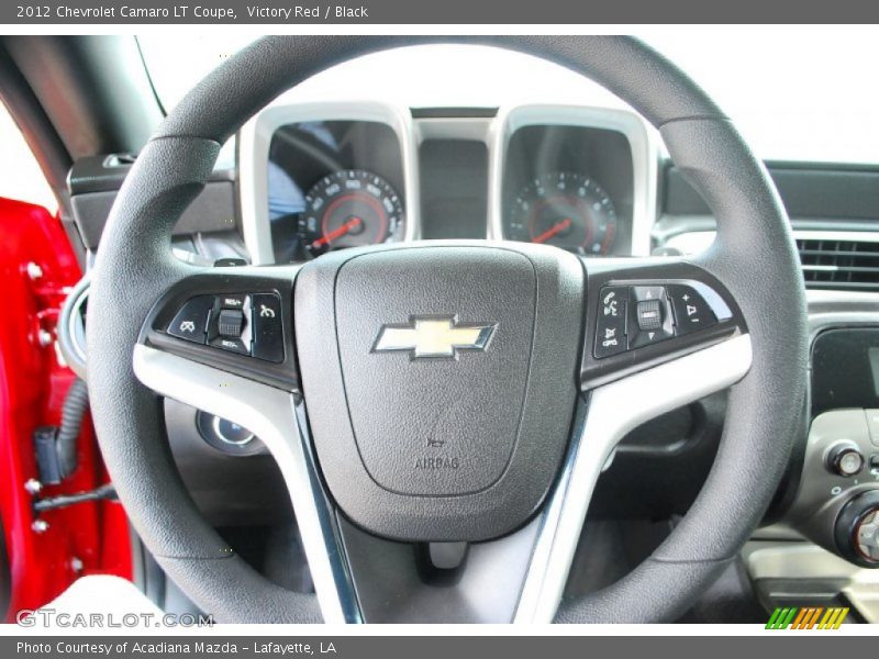 Victory Red / Black 2012 Chevrolet Camaro LT Coupe