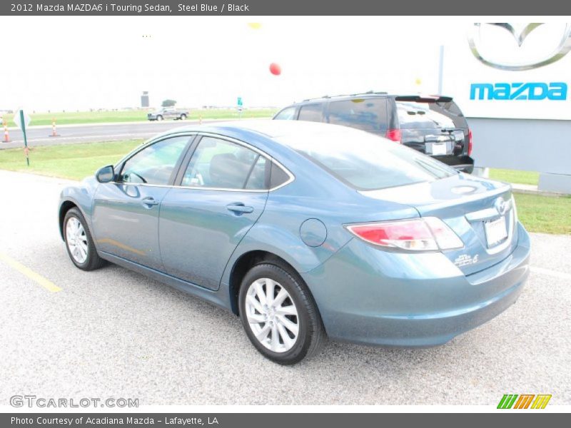 Steel Blue / Black 2012 Mazda MAZDA6 i Touring Sedan