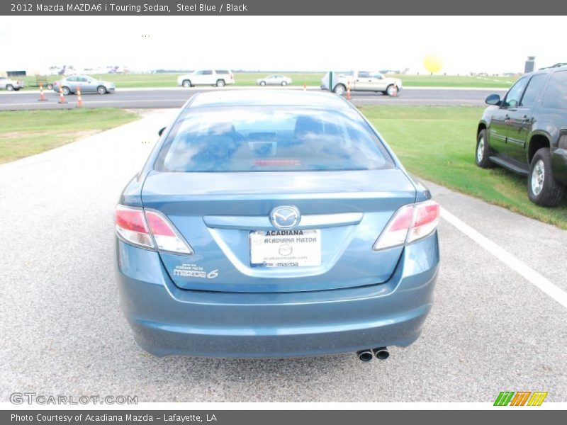 Steel Blue / Black 2012 Mazda MAZDA6 i Touring Sedan