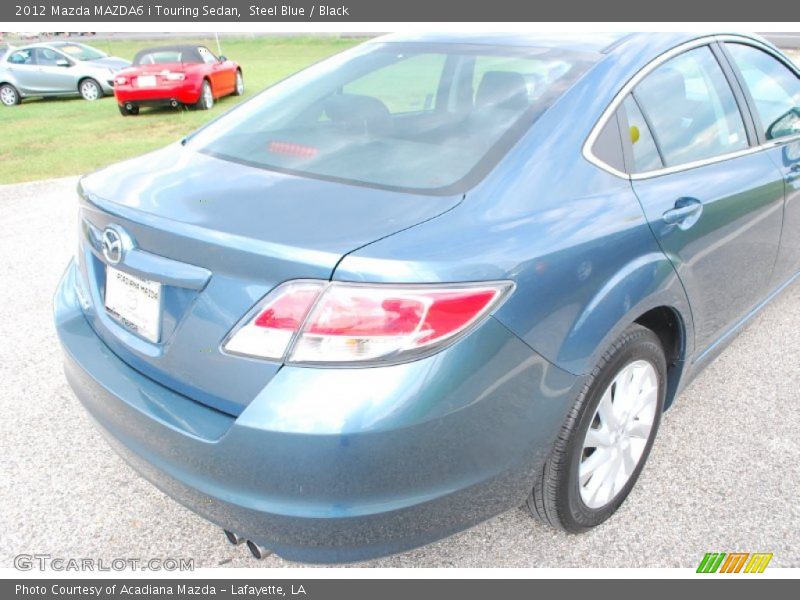 Steel Blue / Black 2012 Mazda MAZDA6 i Touring Sedan