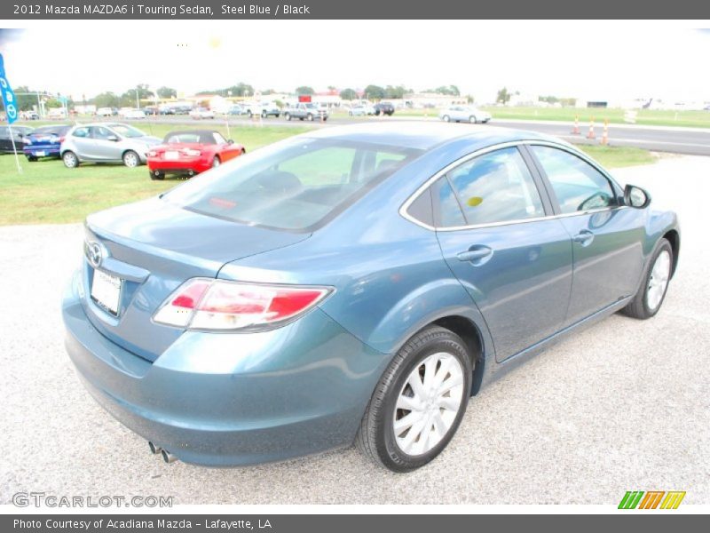 Steel Blue / Black 2012 Mazda MAZDA6 i Touring Sedan