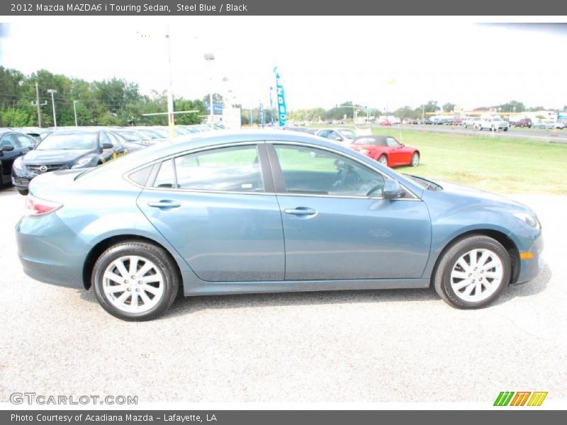 Steel Blue / Black 2012 Mazda MAZDA6 i Touring Sedan