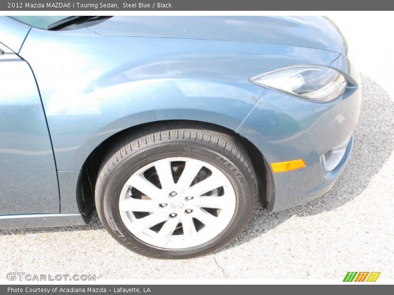 Steel Blue / Black 2012 Mazda MAZDA6 i Touring Sedan