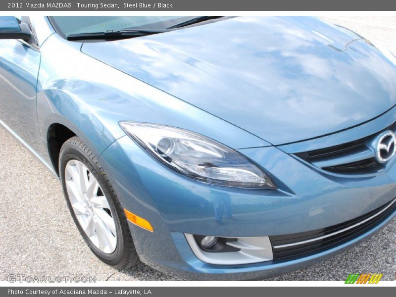 Steel Blue / Black 2012 Mazda MAZDA6 i Touring Sedan