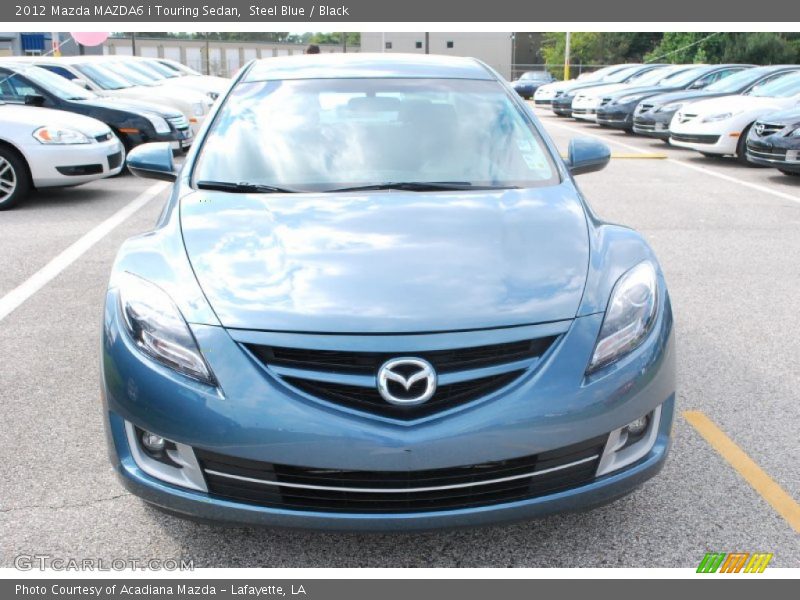 Steel Blue / Black 2012 Mazda MAZDA6 i Touring Sedan