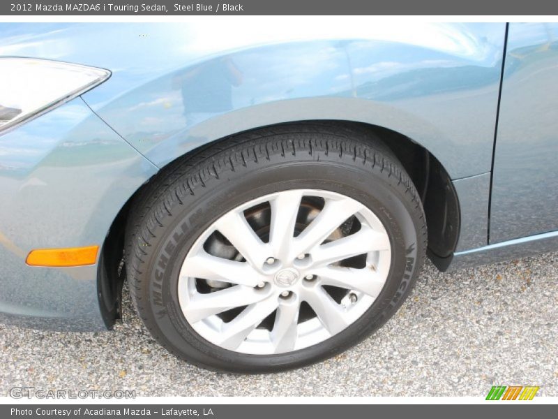 Steel Blue / Black 2012 Mazda MAZDA6 i Touring Sedan