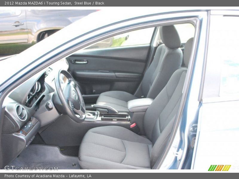 Steel Blue / Black 2012 Mazda MAZDA6 i Touring Sedan