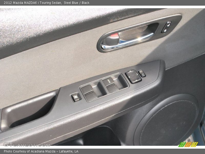 Steel Blue / Black 2012 Mazda MAZDA6 i Touring Sedan