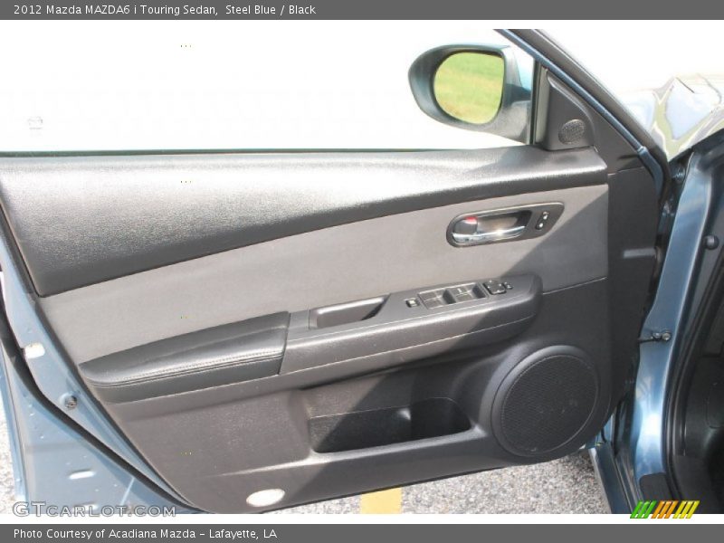 Steel Blue / Black 2012 Mazda MAZDA6 i Touring Sedan