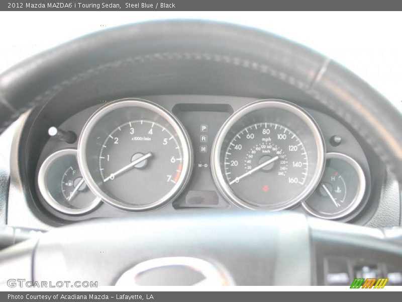 Steel Blue / Black 2012 Mazda MAZDA6 i Touring Sedan