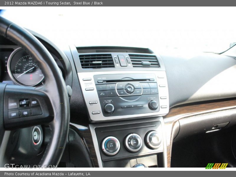 Steel Blue / Black 2012 Mazda MAZDA6 i Touring Sedan