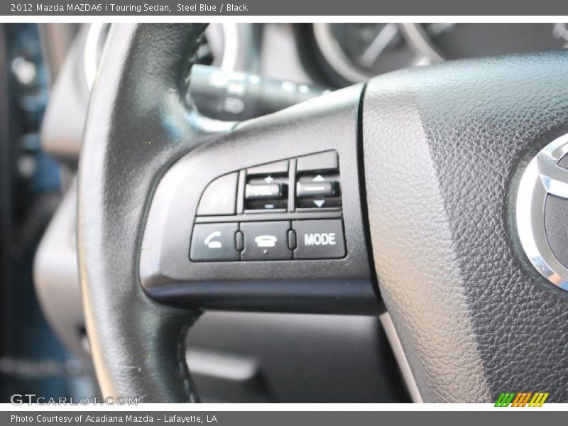 Steel Blue / Black 2012 Mazda MAZDA6 i Touring Sedan