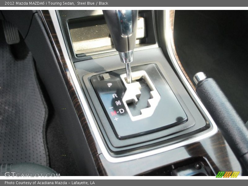 Steel Blue / Black 2012 Mazda MAZDA6 i Touring Sedan