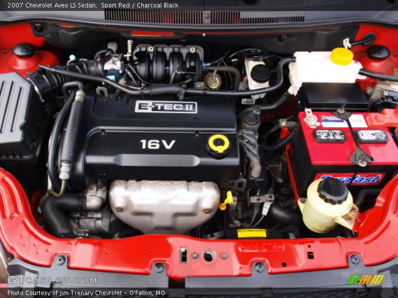  2007 Aveo LS Sedan Engine - 1.6 Liter DOHC 16-Valve E-TEC 4 Cylinder