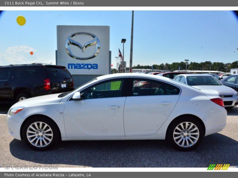 Summit White / Ebony 2011 Buick Regal CXL