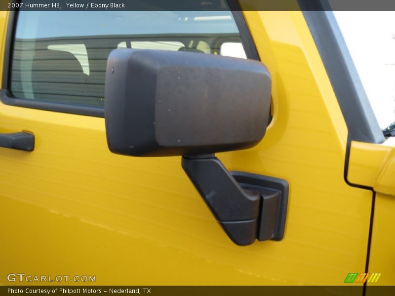 Yellow / Ebony Black 2007 Hummer H3