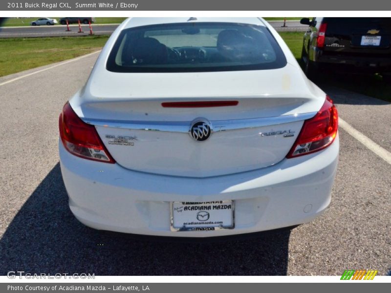 Summit White / Ebony 2011 Buick Regal CXL