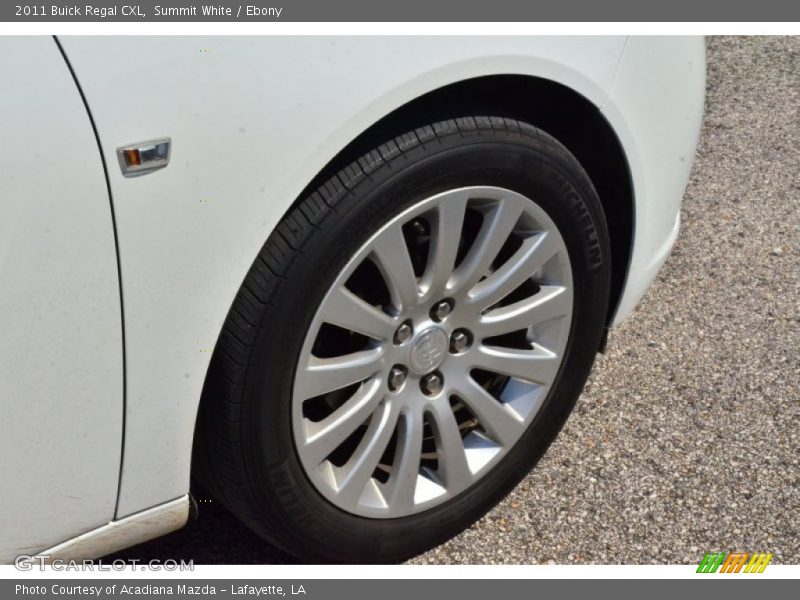 Summit White / Ebony 2011 Buick Regal CXL