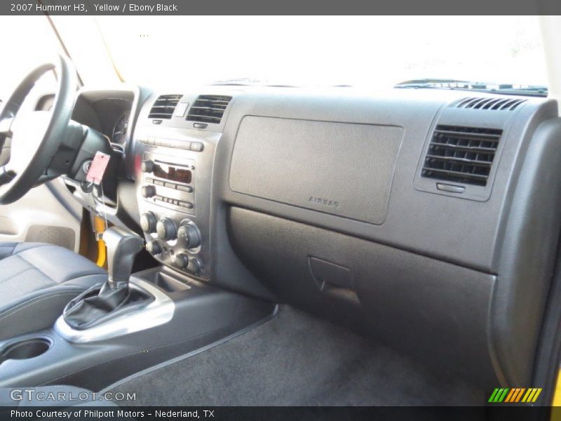 Yellow / Ebony Black 2007 Hummer H3