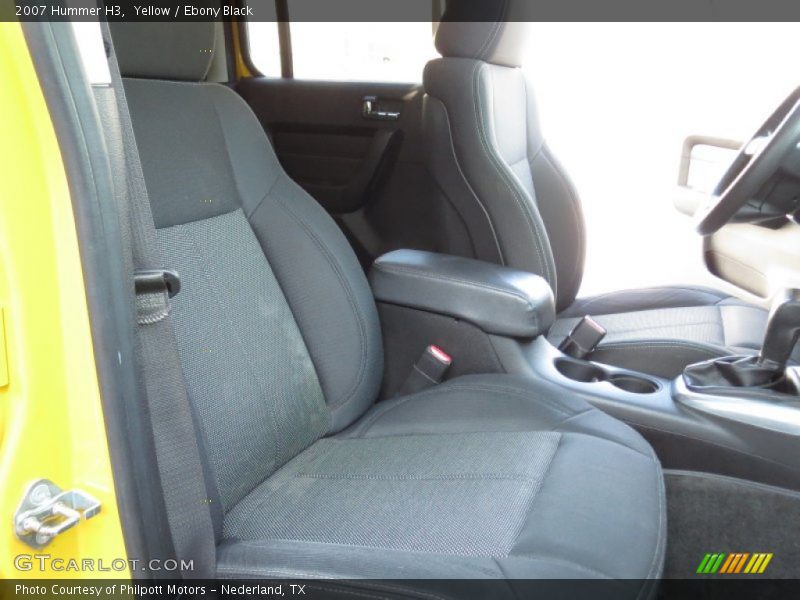 Yellow / Ebony Black 2007 Hummer H3