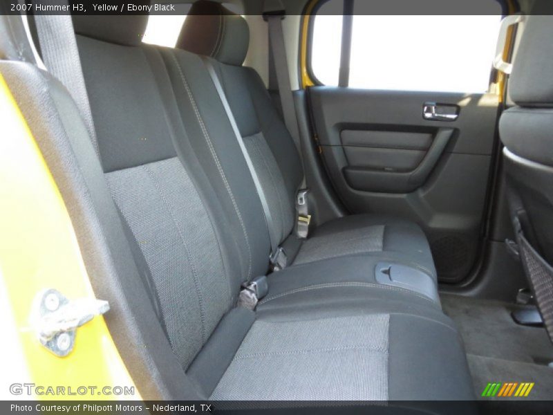 Yellow / Ebony Black 2007 Hummer H3