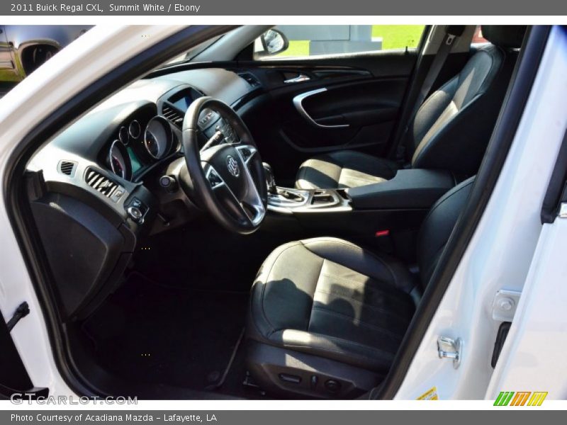 Summit White / Ebony 2011 Buick Regal CXL