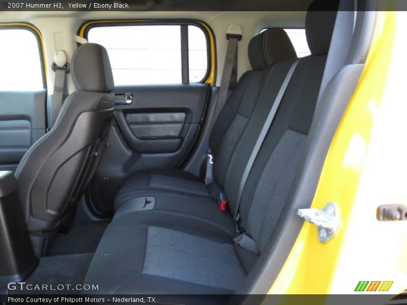 Yellow / Ebony Black 2007 Hummer H3