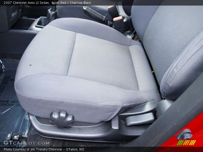 Sport Red / Charcoal Black 2007 Chevrolet Aveo LS Sedan