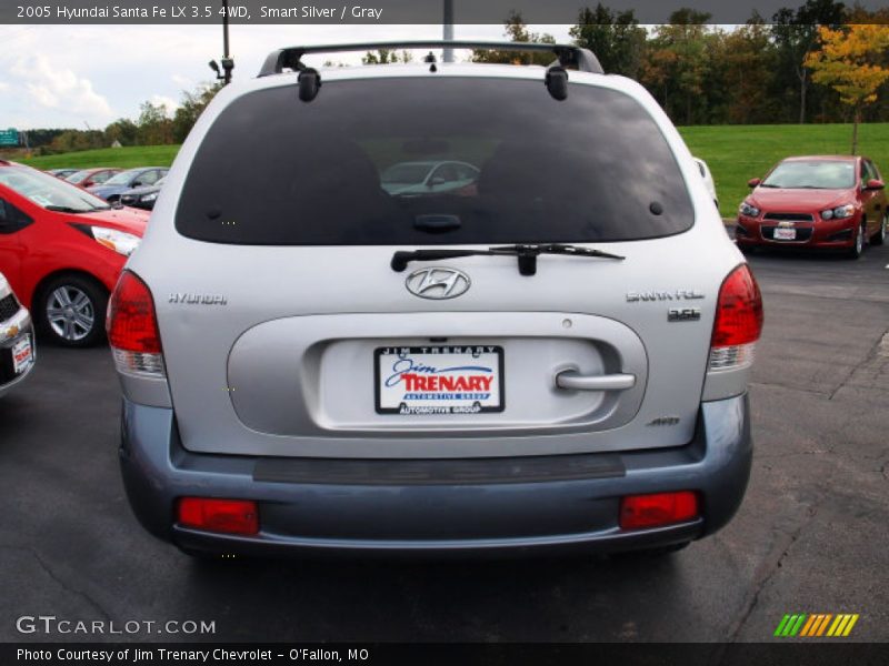 Smart Silver / Gray 2005 Hyundai Santa Fe LX 3.5 4WD