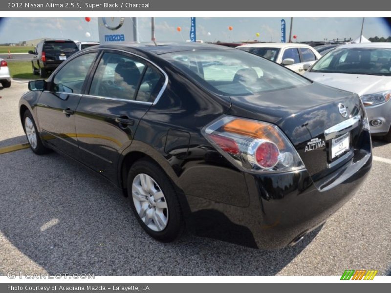 Super Black / Charcoal 2012 Nissan Altima 2.5 S