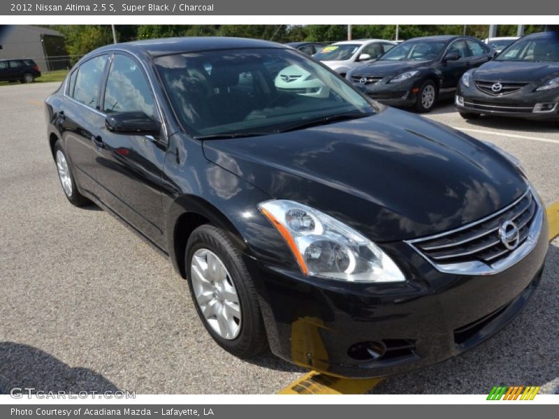 Super Black / Charcoal 2012 Nissan Altima 2.5 S