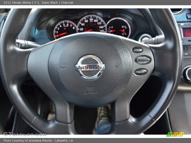 Super Black / Charcoal 2012 Nissan Altima 2.5 S