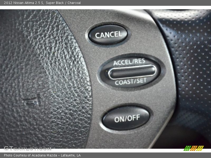Super Black / Charcoal 2012 Nissan Altima 2.5 S