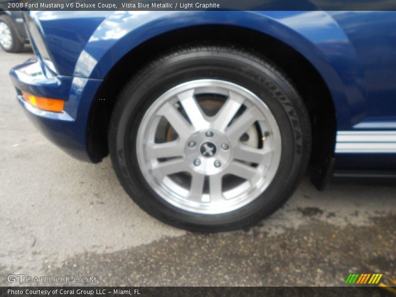 Vista Blue Metallic / Light Graphite 2008 Ford Mustang V6 Deluxe Coupe