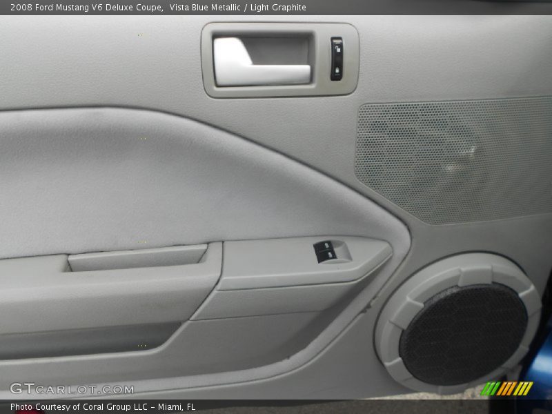 Vista Blue Metallic / Light Graphite 2008 Ford Mustang V6 Deluxe Coupe