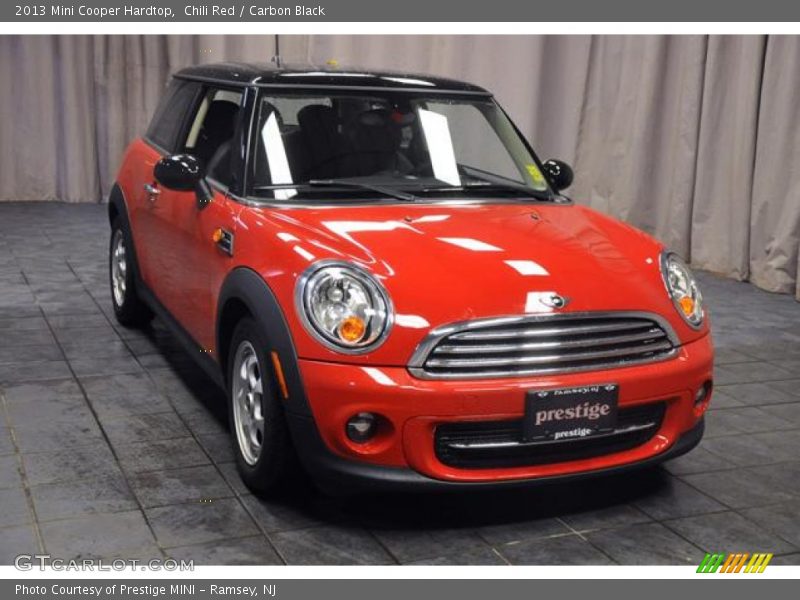 Chili Red / Carbon Black 2013 Mini Cooper Hardtop