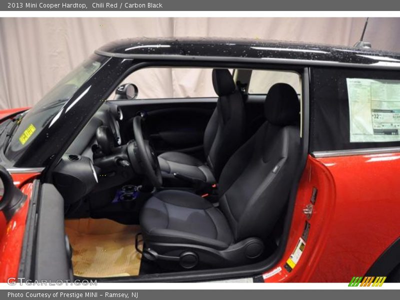 Chili Red / Carbon Black 2013 Mini Cooper Hardtop