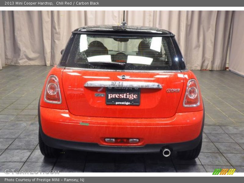 Chili Red / Carbon Black 2013 Mini Cooper Hardtop