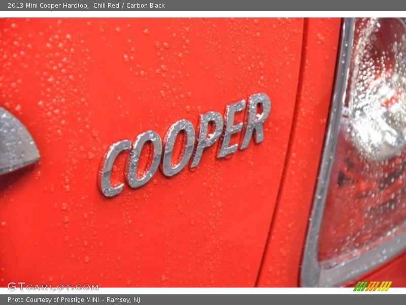 Chili Red / Carbon Black 2013 Mini Cooper Hardtop