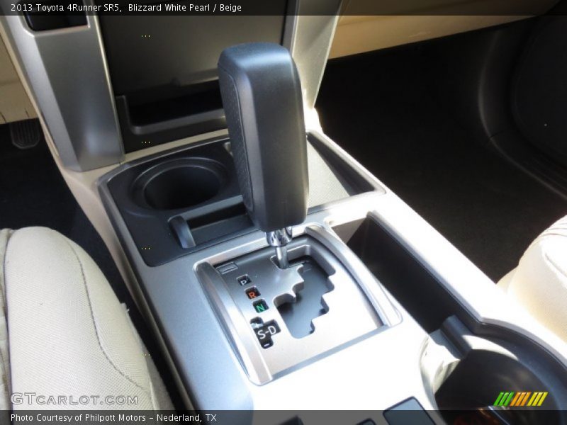 Blizzard White Pearl / Beige 2013 Toyota 4Runner SR5