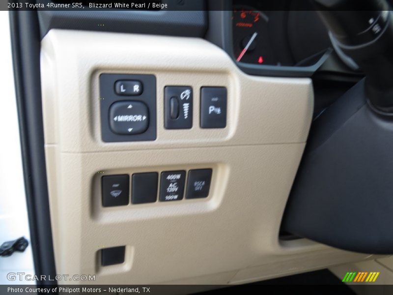 Blizzard White Pearl / Beige 2013 Toyota 4Runner SR5