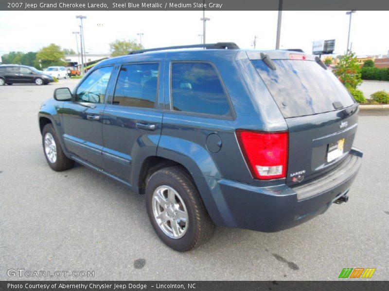 Steel Blue Metallic / Medium Slate Gray 2007 Jeep Grand Cherokee Laredo